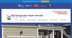 Desktop Screenshot of garagedoorrepairglendale.us